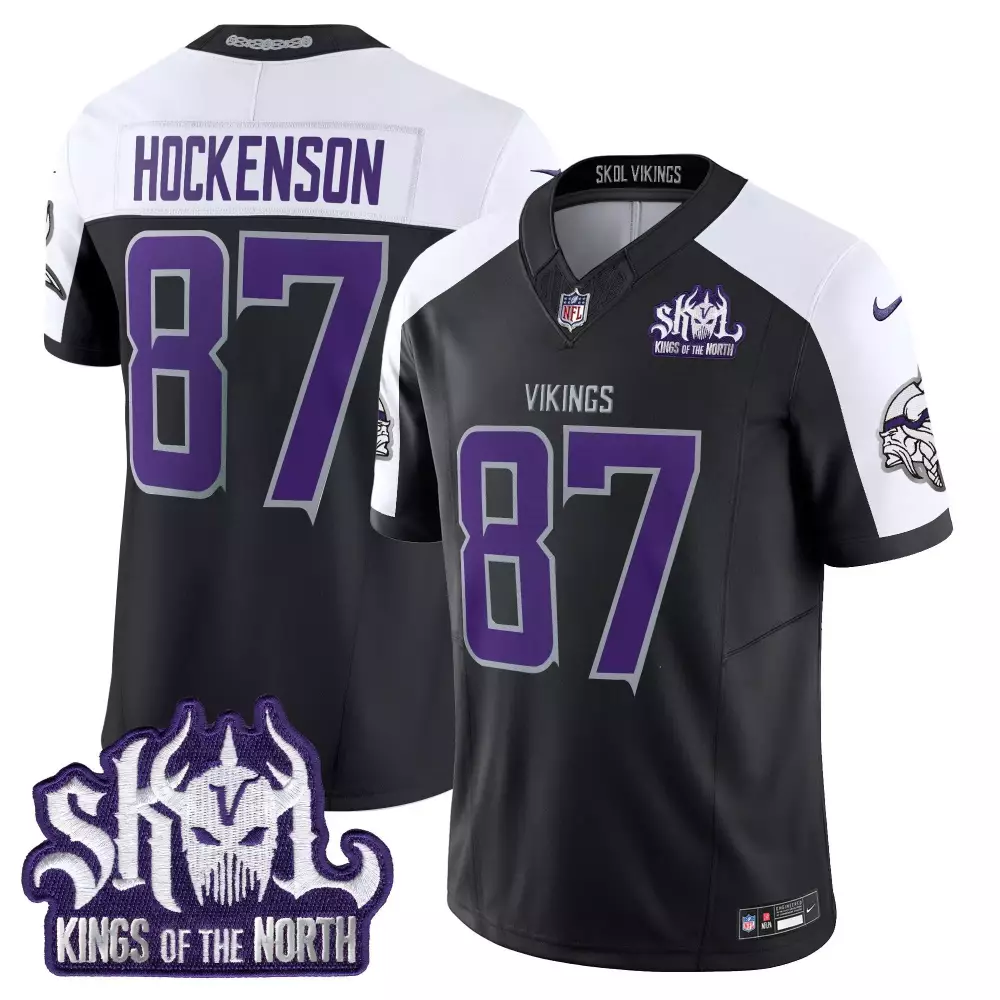 tj hockenson black alternate mens 2024 vikings winter warrior vapor limited jersey all stitched