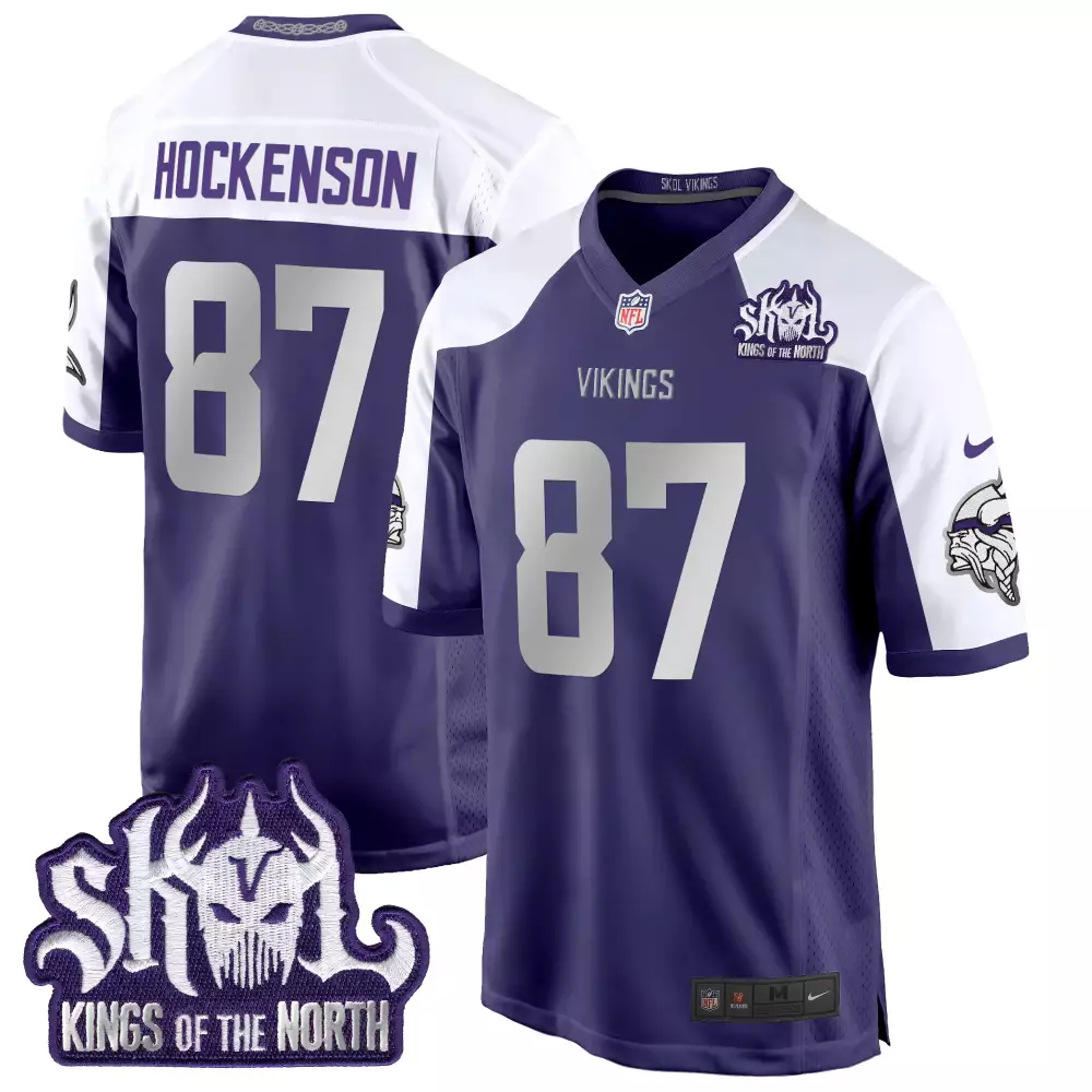 tj hockenson navy womens minnesota vikings 2024 salute to service establishment year patch vapor limited jersey all stit