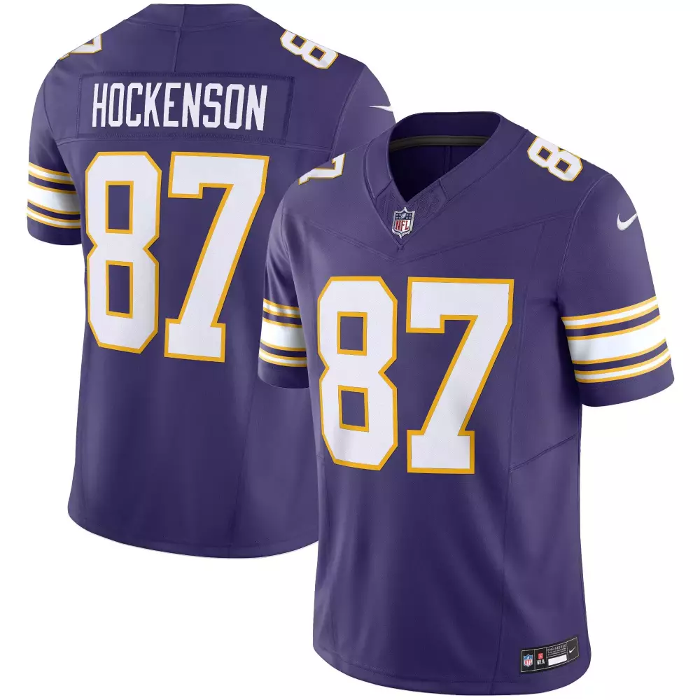 tj hockenson purple mens minnesota vikings classic limited jersey all stitched