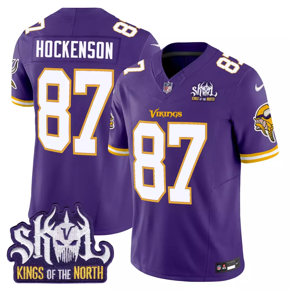 tj hockenson purple mens minnesota vikings classic limited jersey all stitched