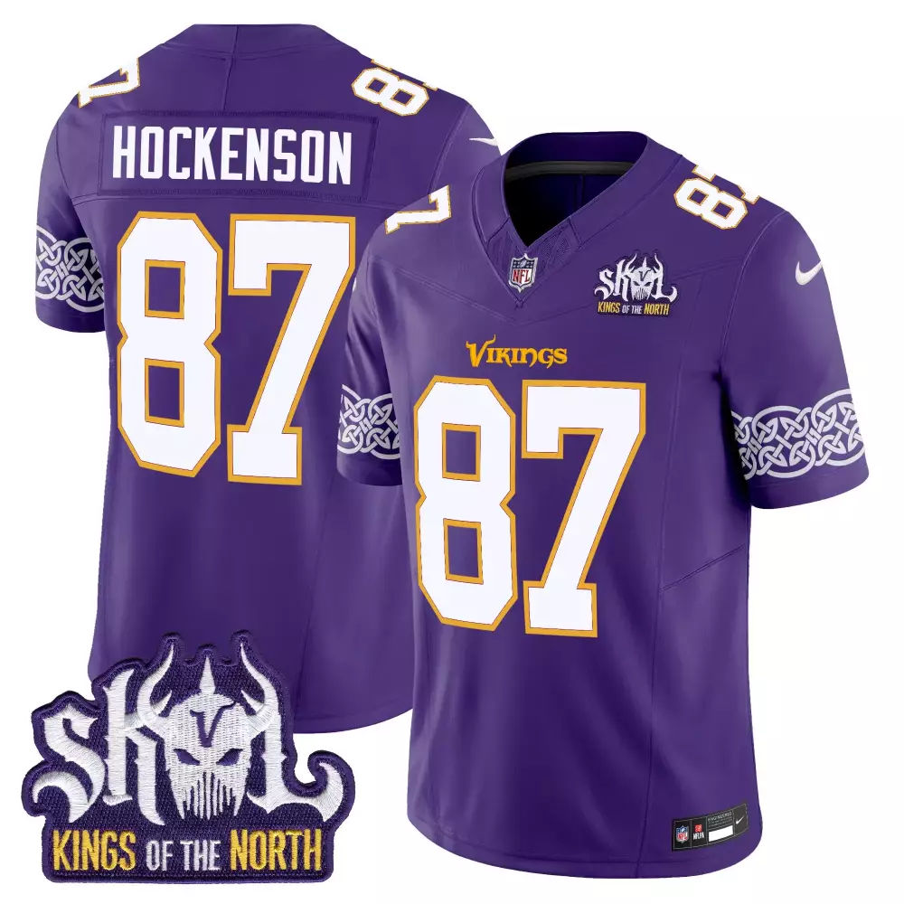 tj hockenson purple mens minnesota vikings classic limited jersey all stitched