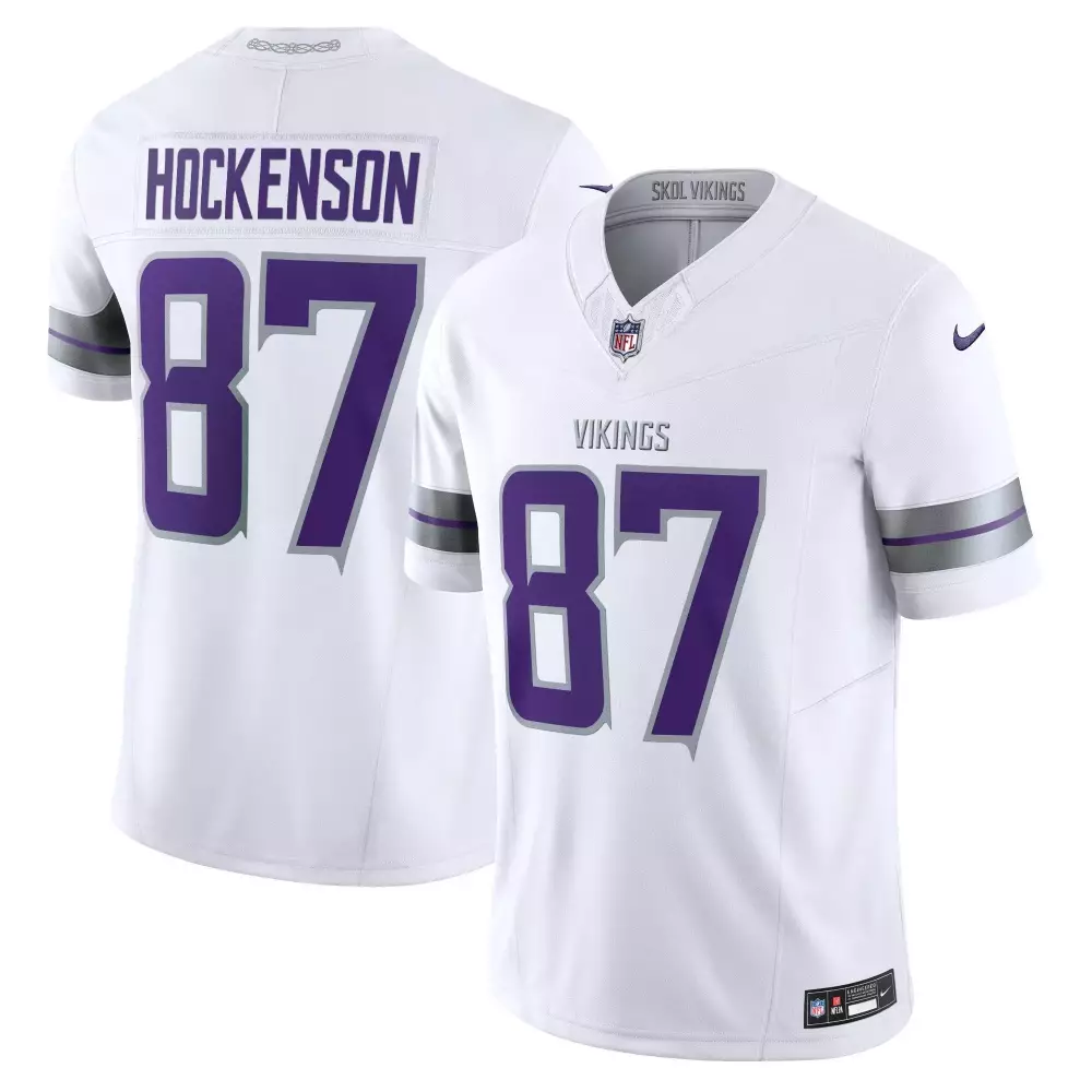 tj hockenson white limited womens vikings 2024 prince vapor limited jersey all stitched