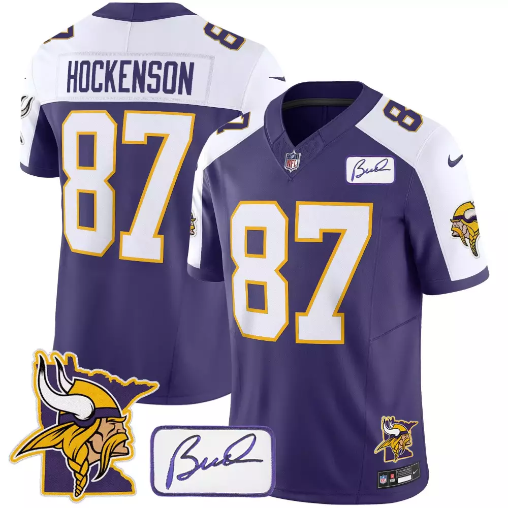 tj hockenson youth minnesota vikings platinum mvp vapor limited jersey all stitched