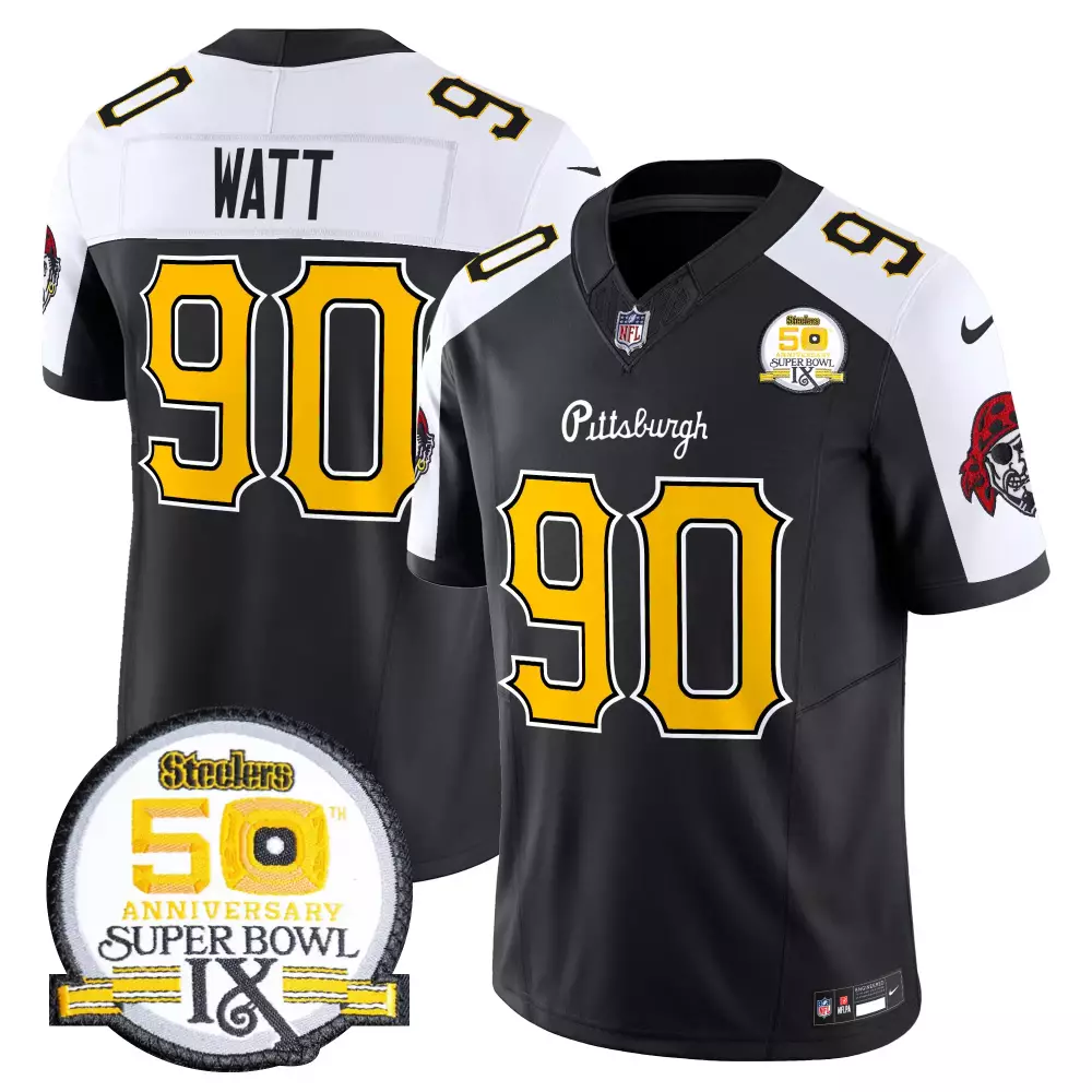 tj watt youth tj watt pittsburgh steelers white vapor fuse jersey all stitched