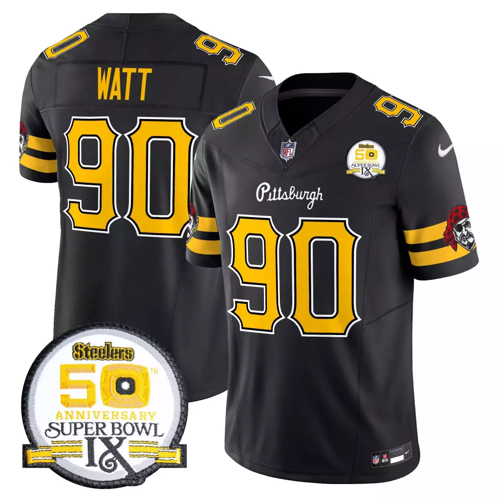 tj watt youth tj watt pittsburgh steelers white vapor fuse jersey all stitched
