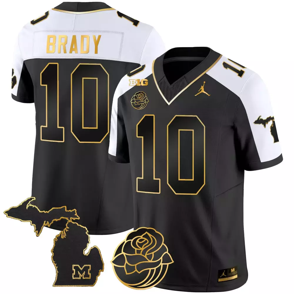 tom brady alternate mens michigan wolverines rose bowl 1000 wins patch vapor jersey all stitched