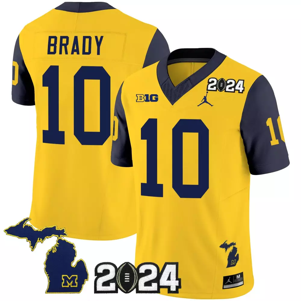 tom brady navy sleeves mens michigan wolverines 2023 special jersey v2 all stitched
