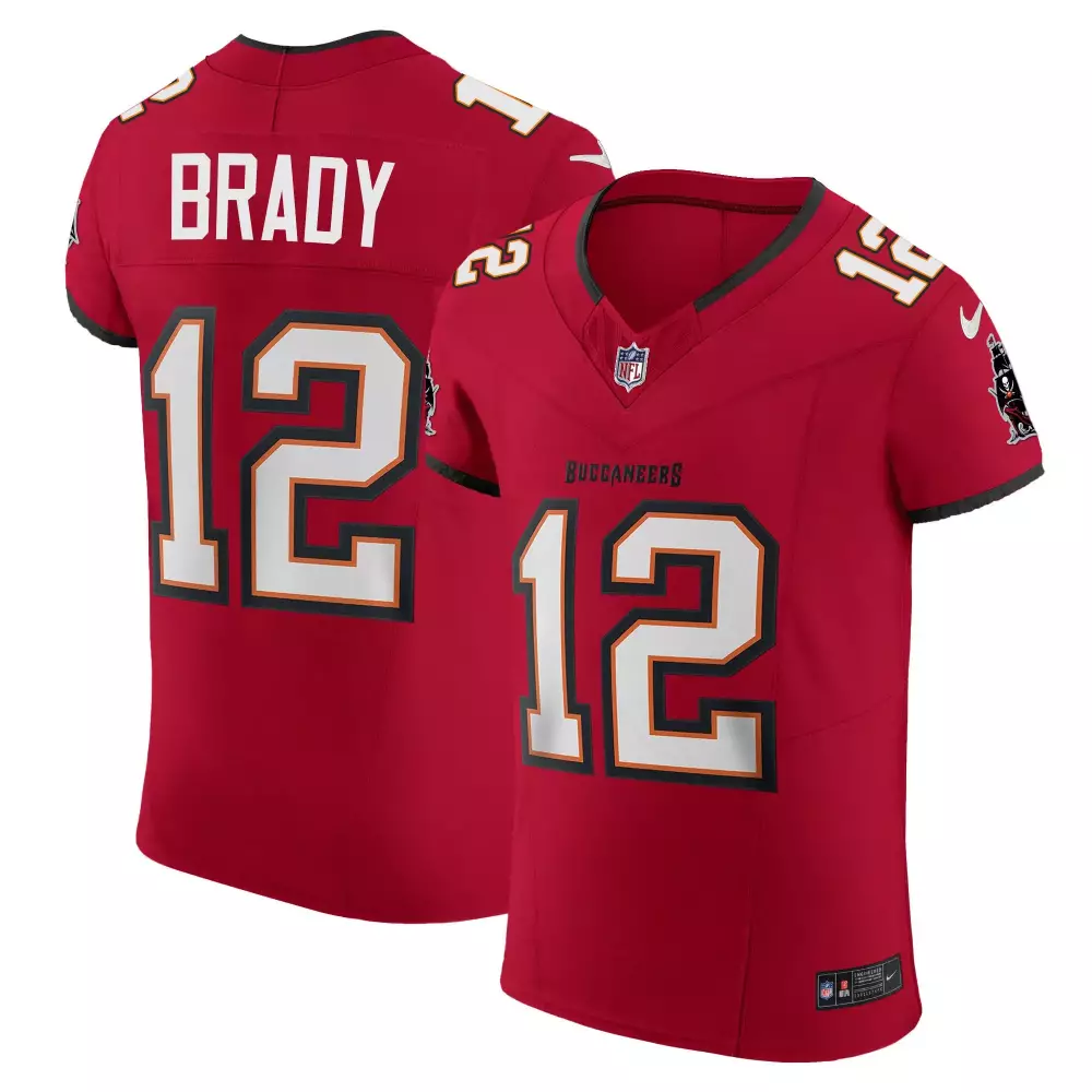 tom brady red mens tampa bay buccaneers vapor elite jersey all stitched