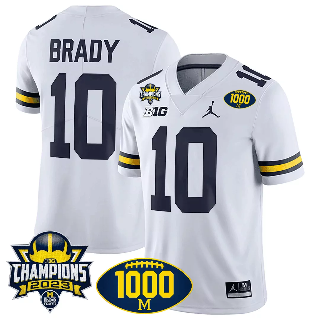 tom brady white gold womens michigan wolverines 2024 vapor limited gold jersey all stitched