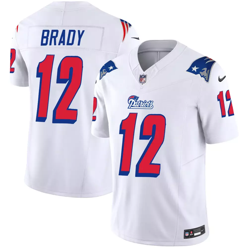 tom brady royal womens new england patriots 1996 throwback limited vapor jersey all stitched