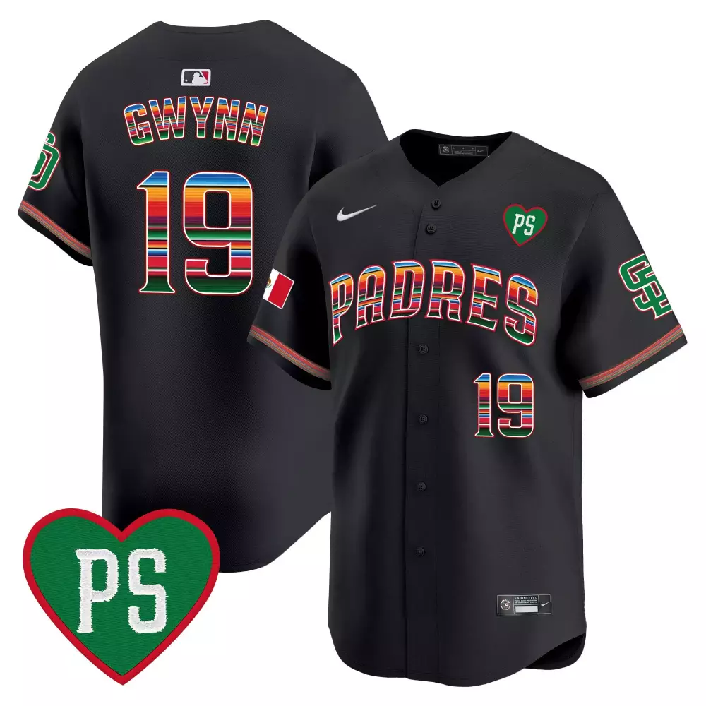 tony gwynn black mens san diego padres mexico for peter patch vapor premier limited jersey all stitched