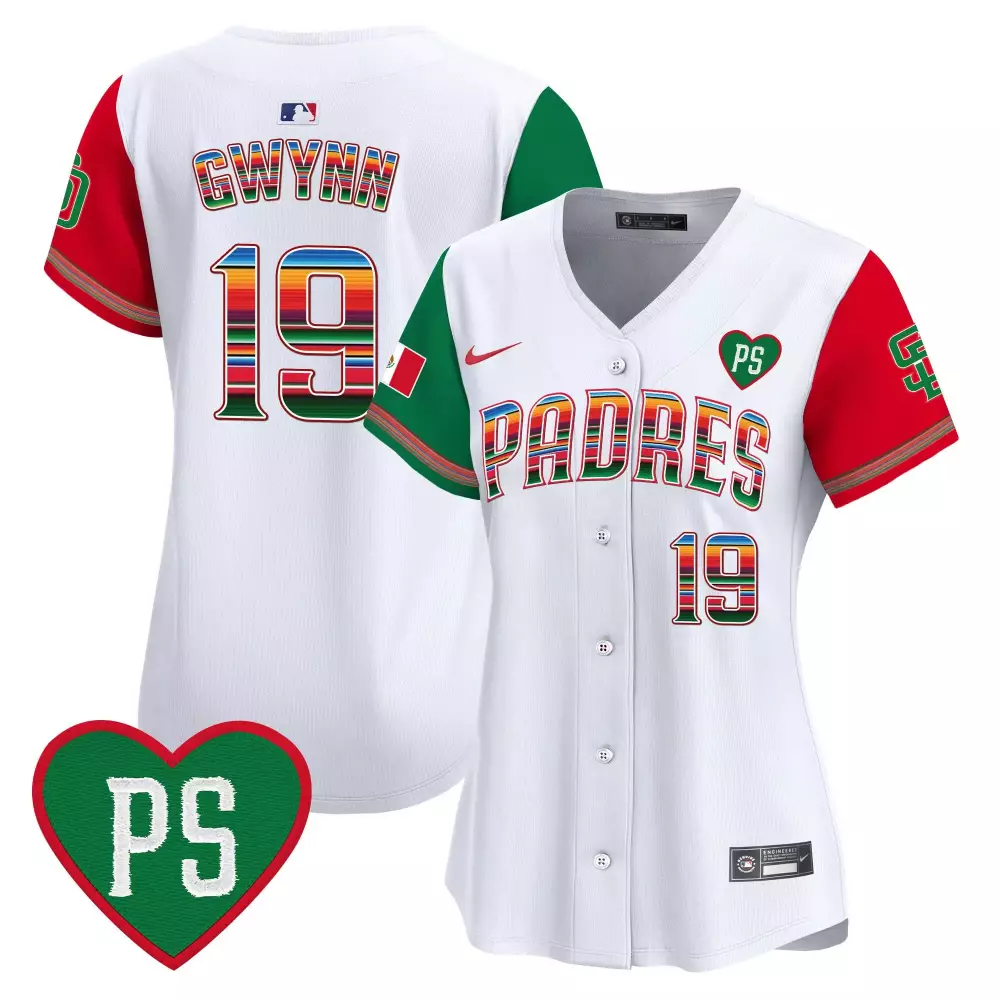 tony gwynn color sleeves womens san diego padres mexico for peter patch vapor premier limited jersey all stitched