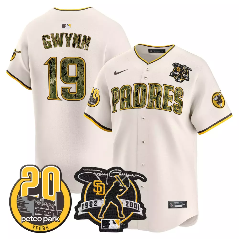 tony gwynn cream mens san diego padres mexico california patch vapor premier limited jersey v3 all stitched