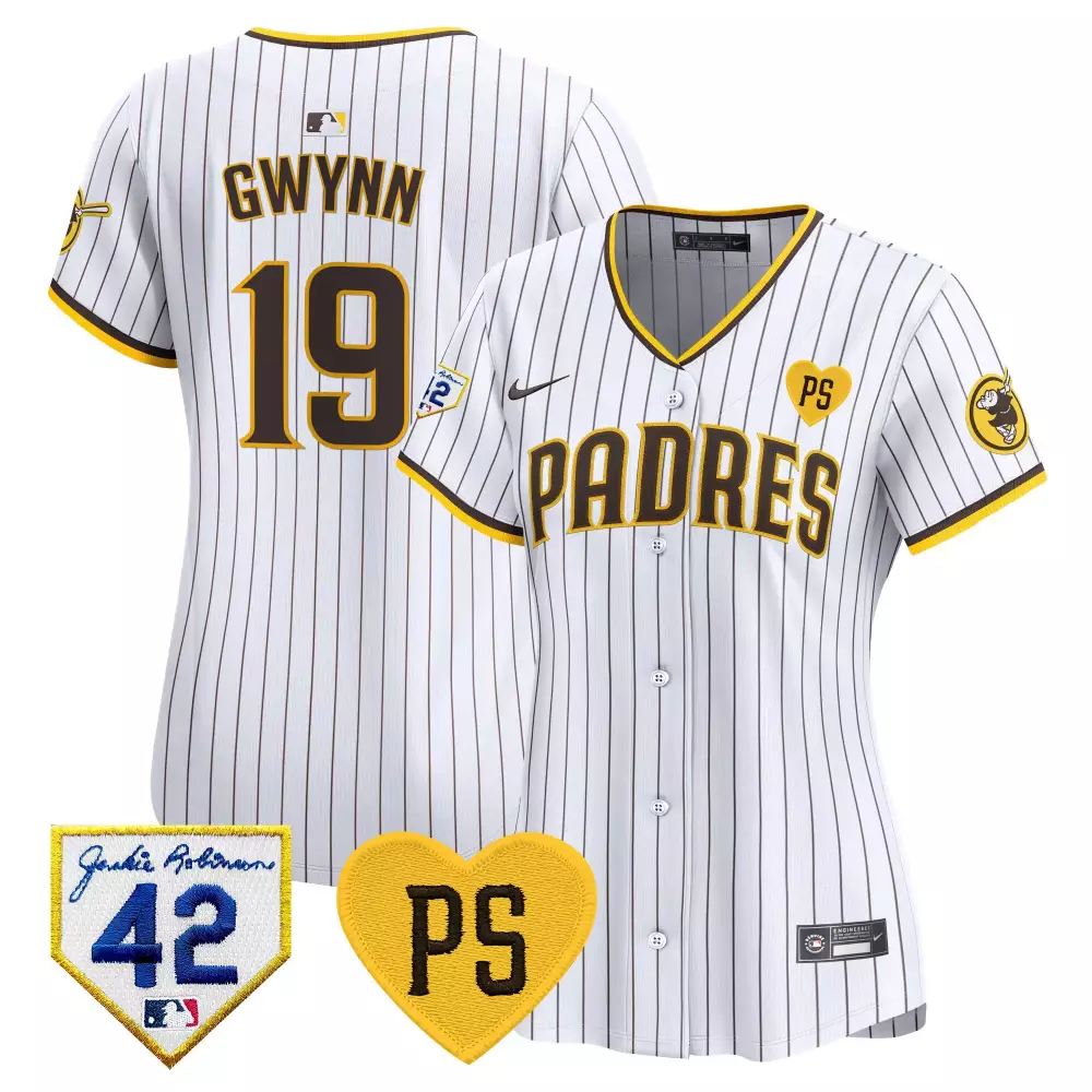 tony gwynn white mens san diego padres tony gwynn faithful patch vapor premier limited jersey n all stitched