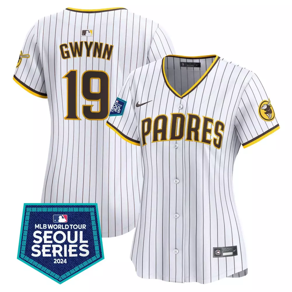tony gwynn white womens san diego padres 2024 tony gwynn robinson patch vapor premier limited jersey all stitched