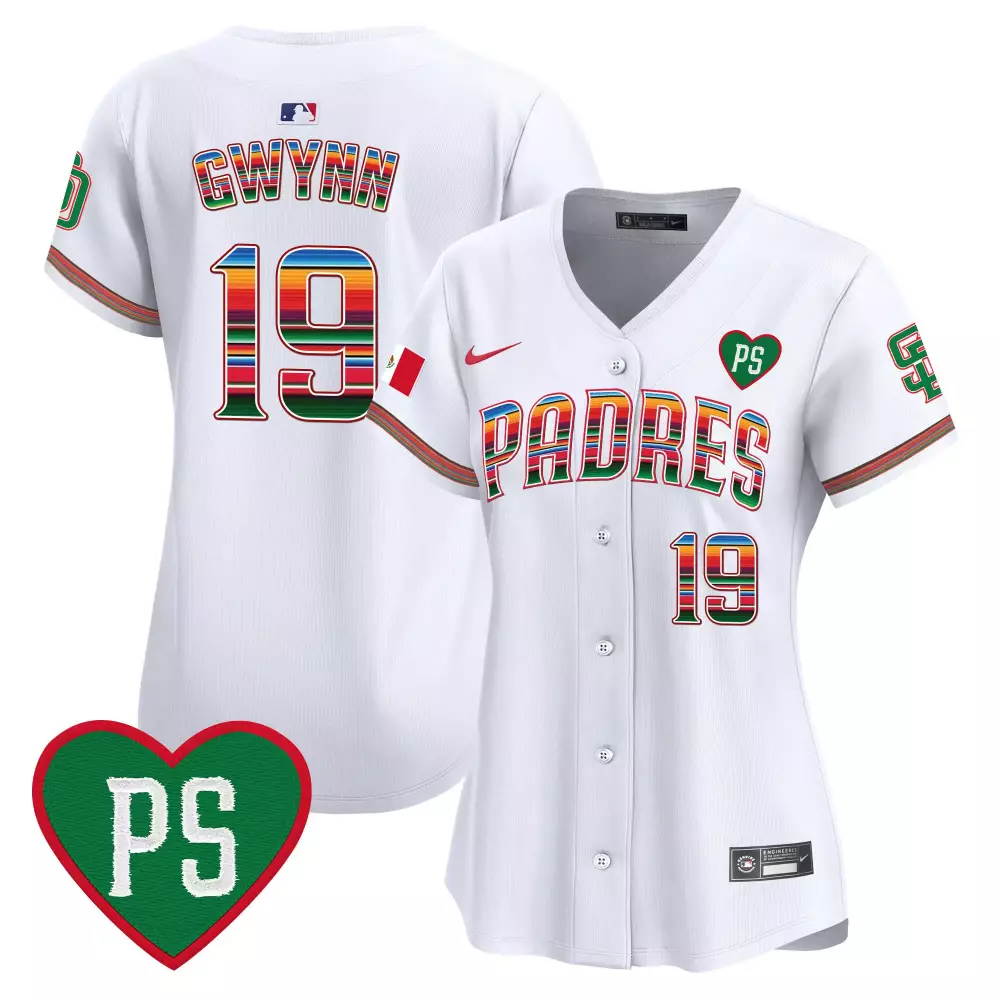 tony gwynn white womens san diego padres mexico for peter patch vapor premier limited jersey all stitched