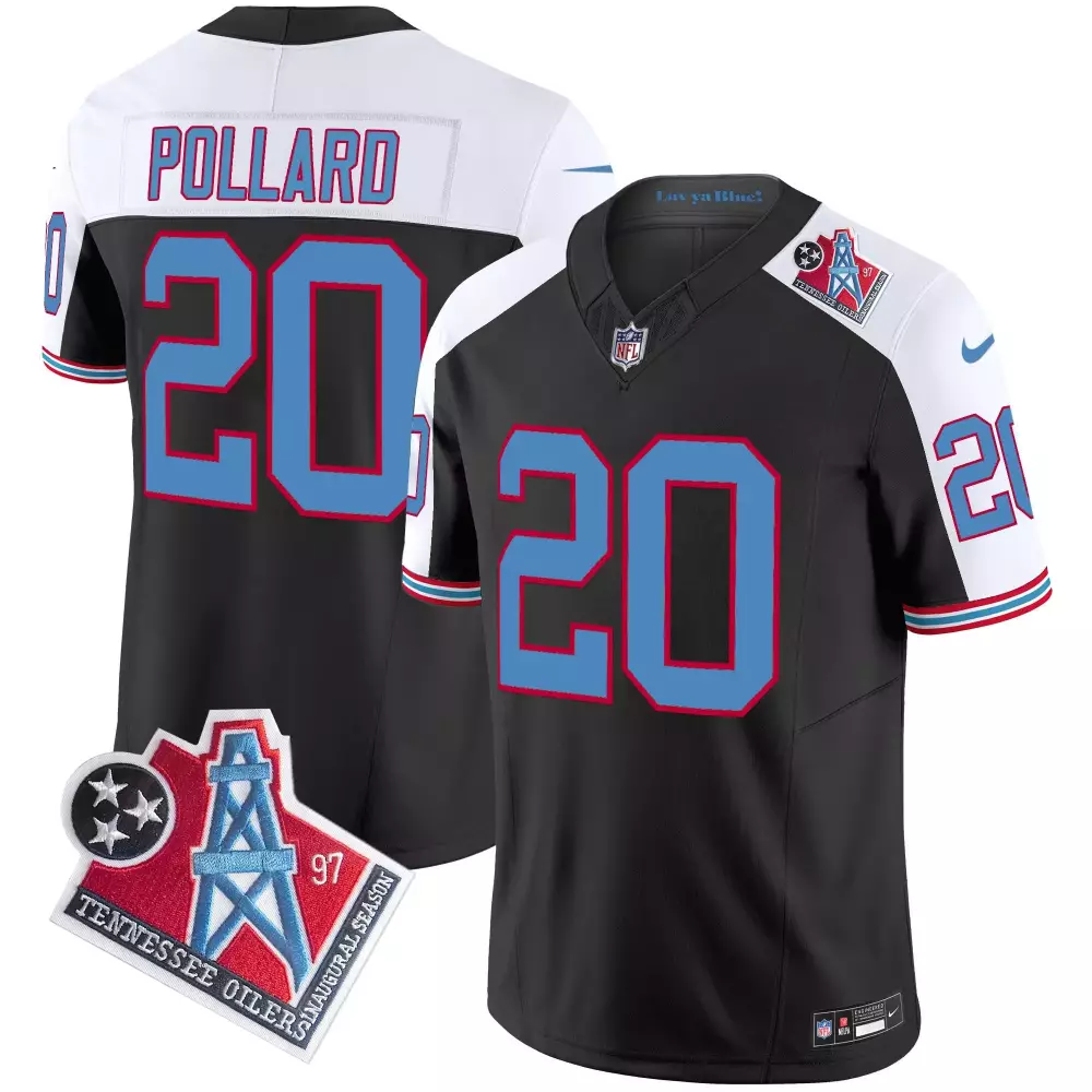 tony pollard black alternate mens tennessee titans 1997 throwback limited vapor jersey v2 all stitched