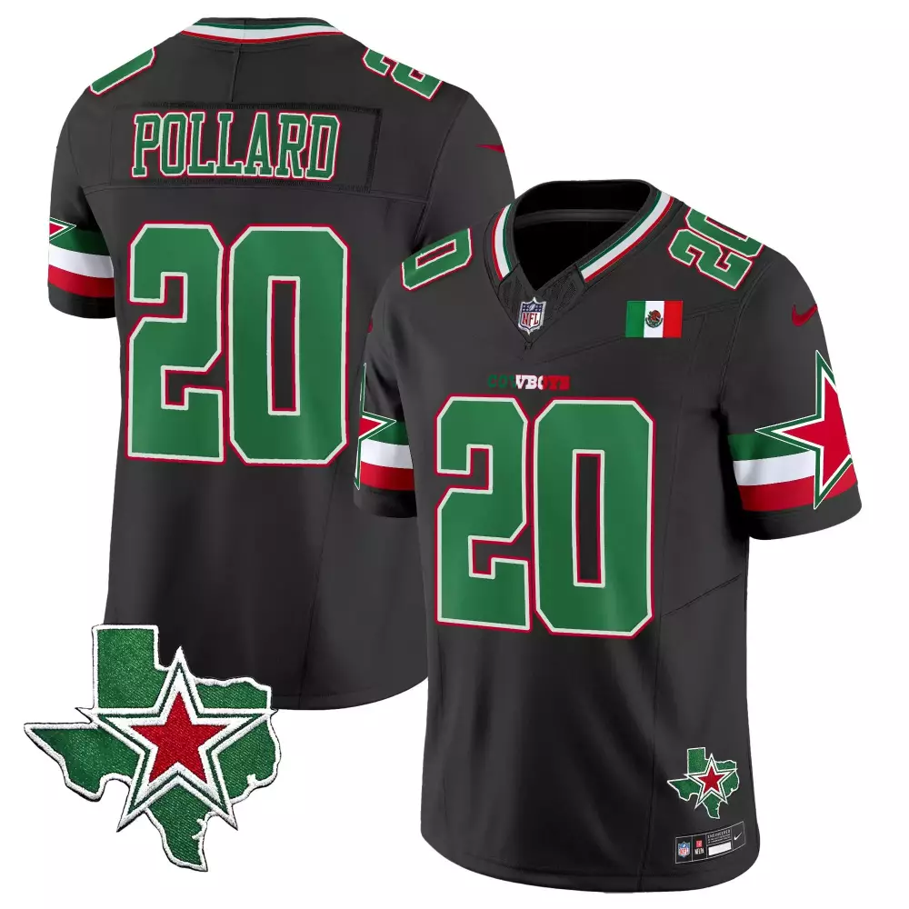 Tony Pollard Dallas Cowboys 2024 Mexico Vapor Limited Jersey | Stitched Fan Gear for Men, Women & Youth | Unique Style