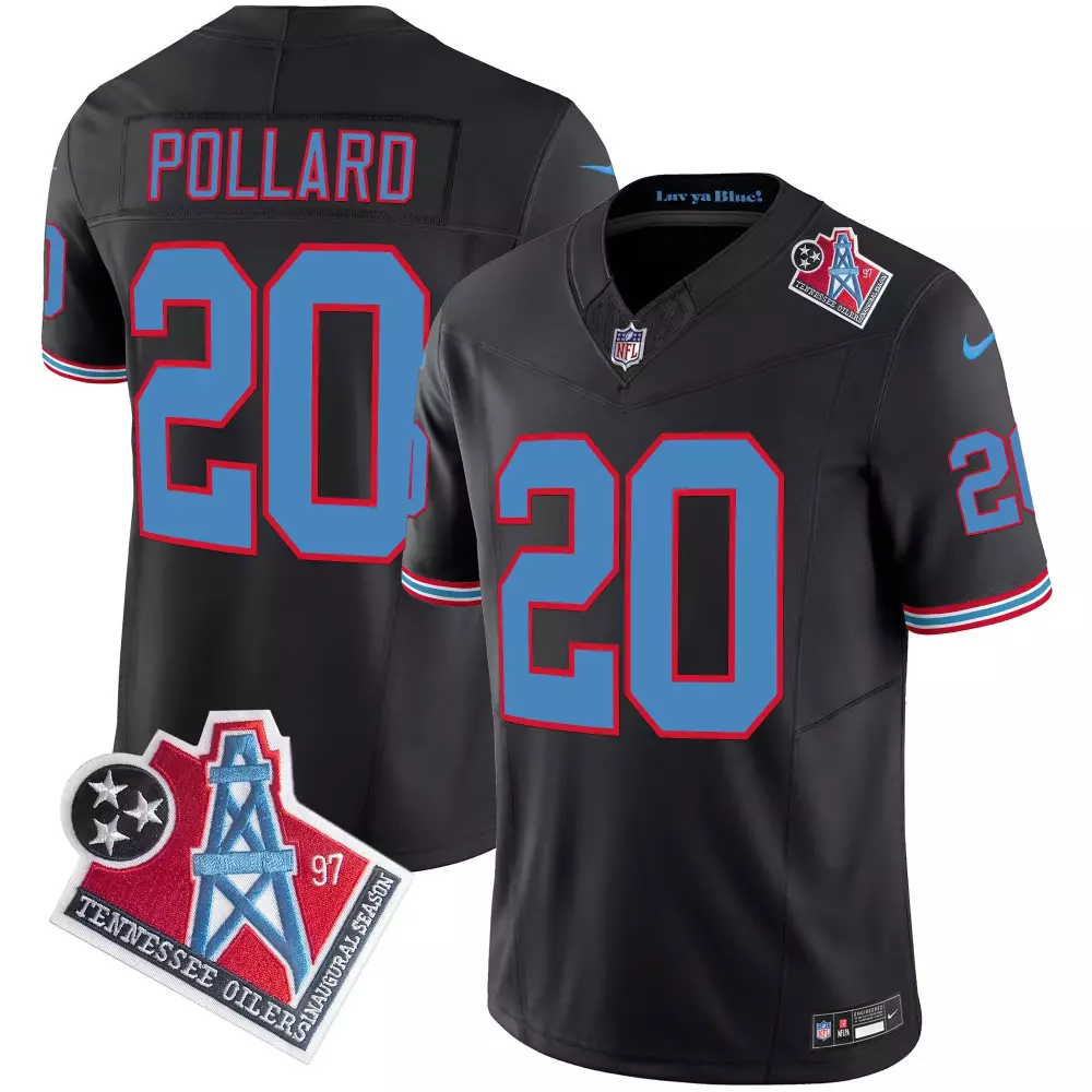 tony pollard black alternate mens tennessee titans 1997 throwback limited vapor jersey v2 all stitched