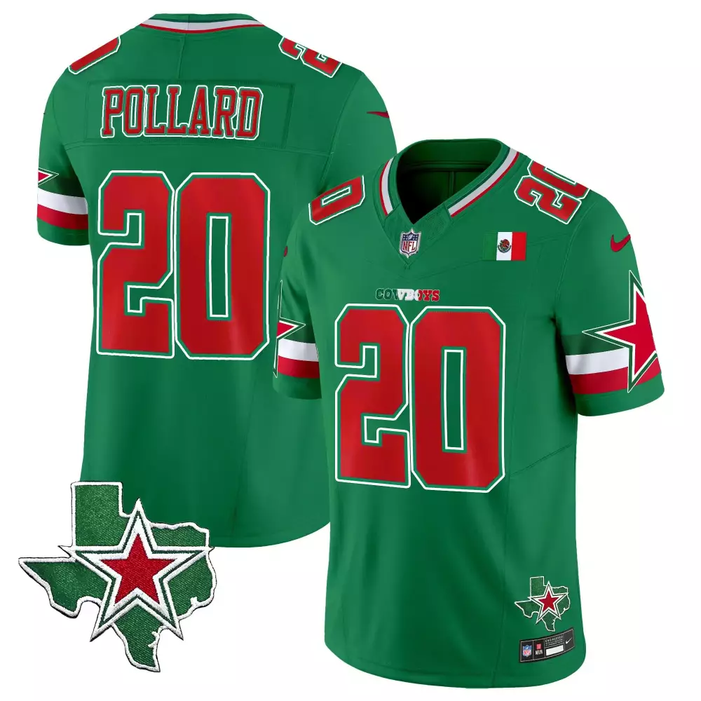 Tony Pollard Dallas Cowboys 2024 Mexico Vapor Limited Jersey | Stitched Fan Gear for Men, Women & Youth | Unique Style