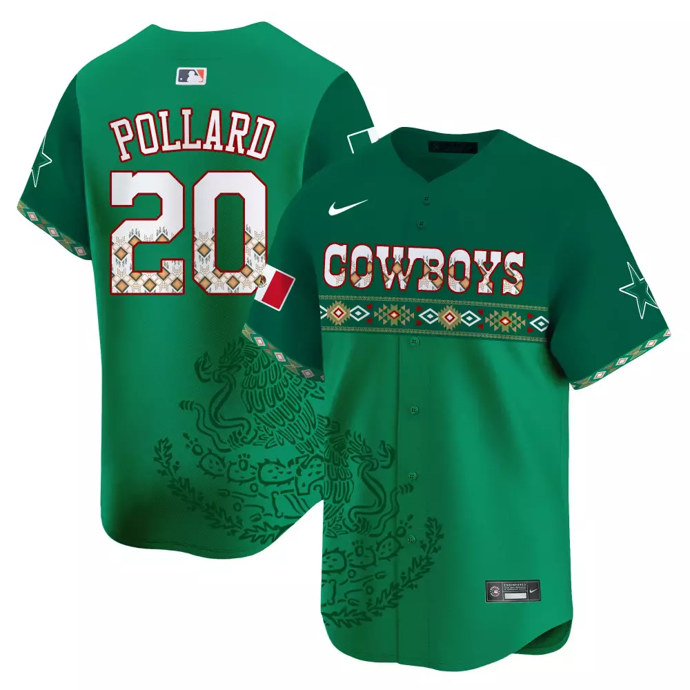 Tony Pollard Dallas Cowboys Mexico Vapor Premier Limited Jersey | Stitched Fan Gear for Men | Unique Style