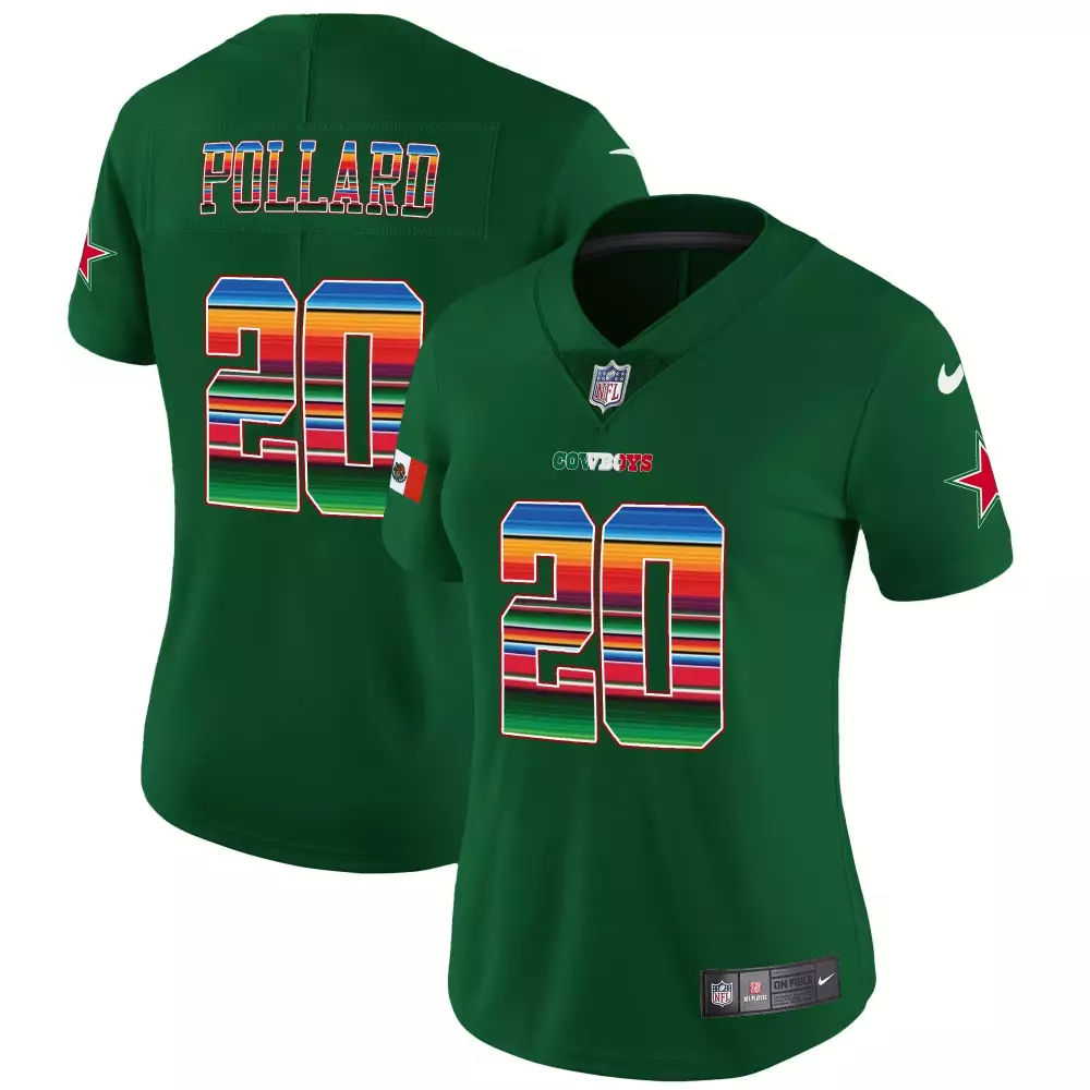 Tony Pollard Dallas Cowboys Mexico Vapor Limited Jersey V2 | Stitched Fan Gear for Men, Women & Youth | Unique Style