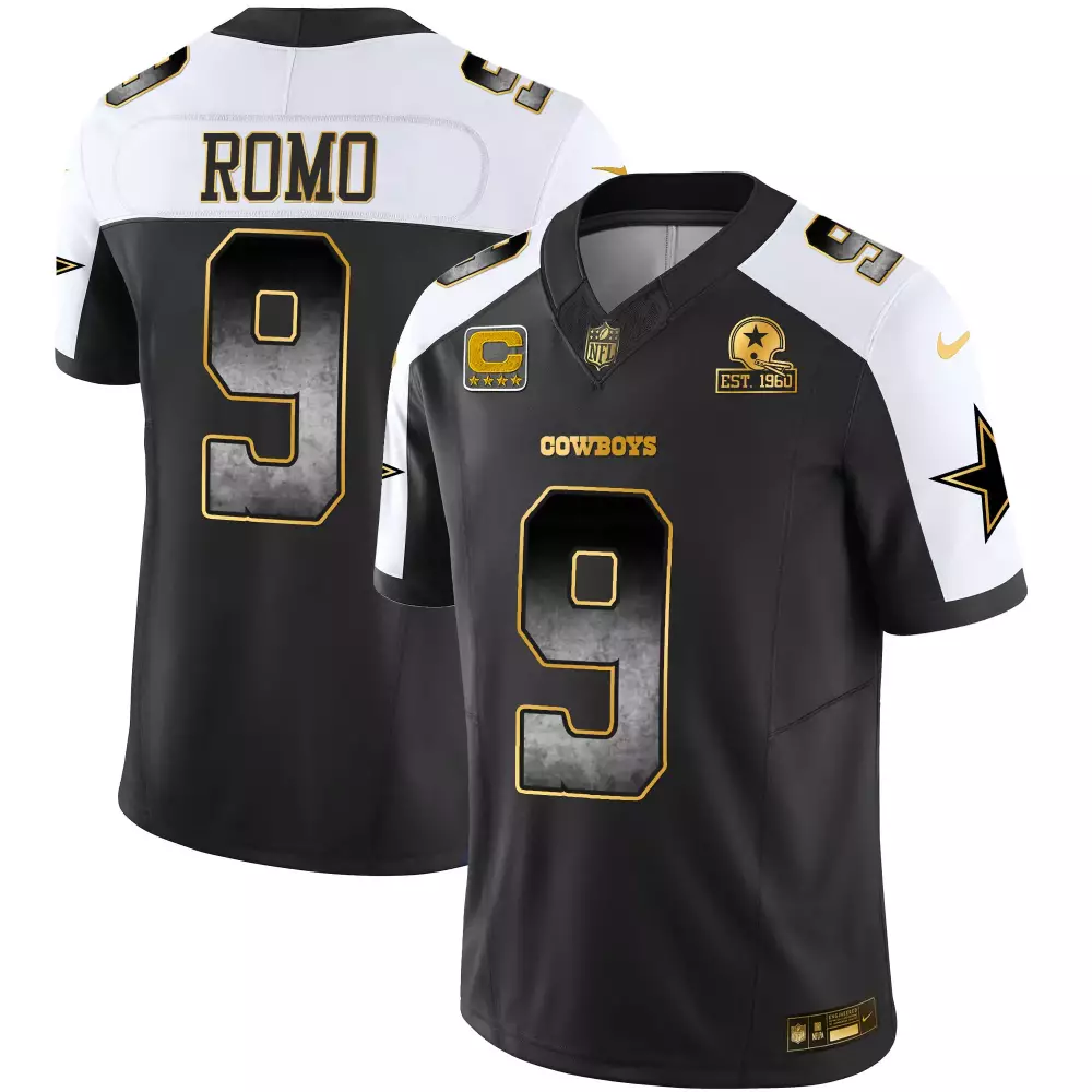 Tony Romo Alternate Dallas Cowboys Arch Smoke Vapor Jersey | Stitched Fan Gear | For Men, Women & Youth