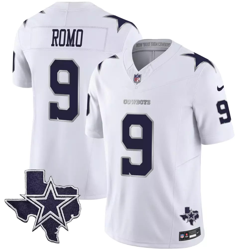 Tony Romo Dallas Cowboys 2024 Winter Warrior Jersey | Stitched Vapor Limited Edition | Fan Gear | For Men, Women & Youth