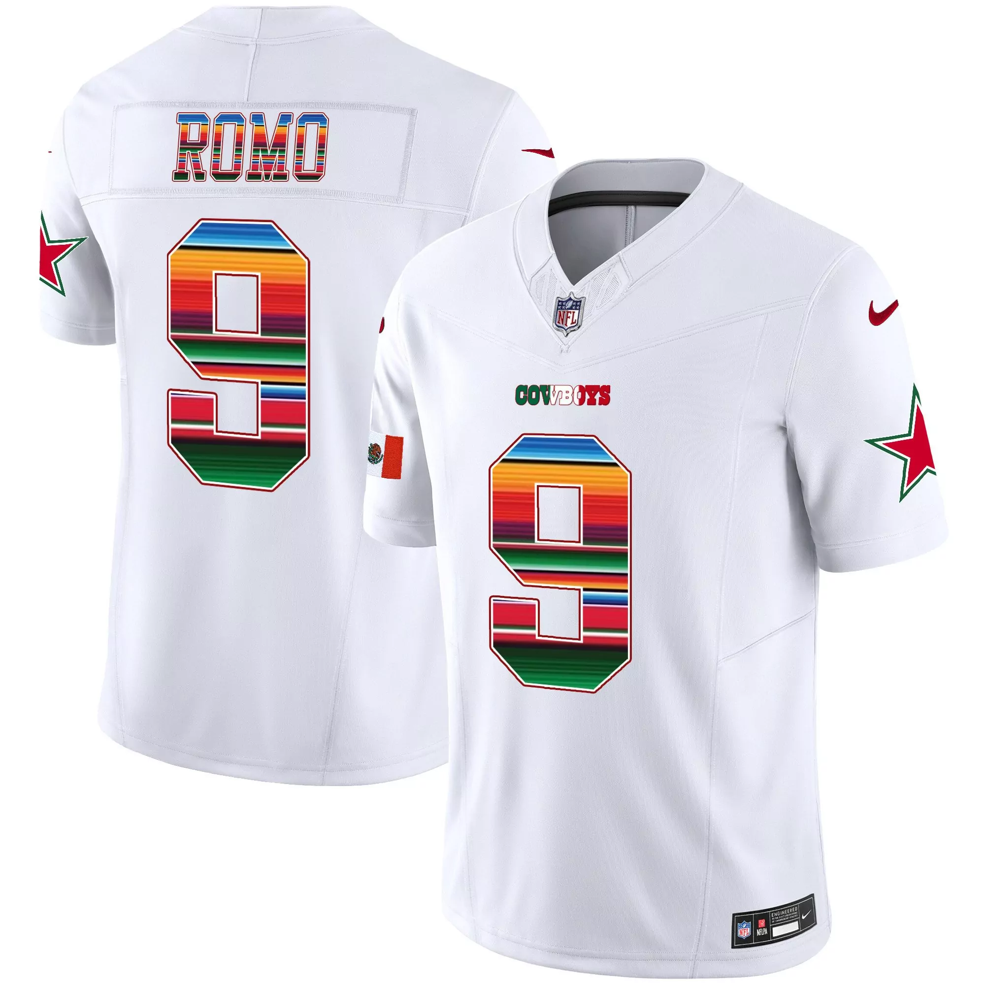 tony romo white gold mens dallas cowboys throwback limited vapor jersey v2 all stitched