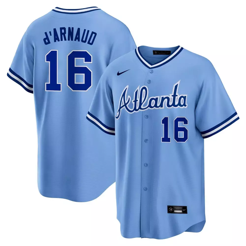 travis darnaud 1982 mens atlanta braves throwback 1974 1982 cool base jersey all stitched