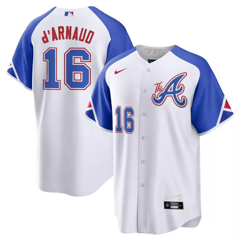travis darnaud black gold youths atlanta braves champions city connect gold flex base jersey all stitched