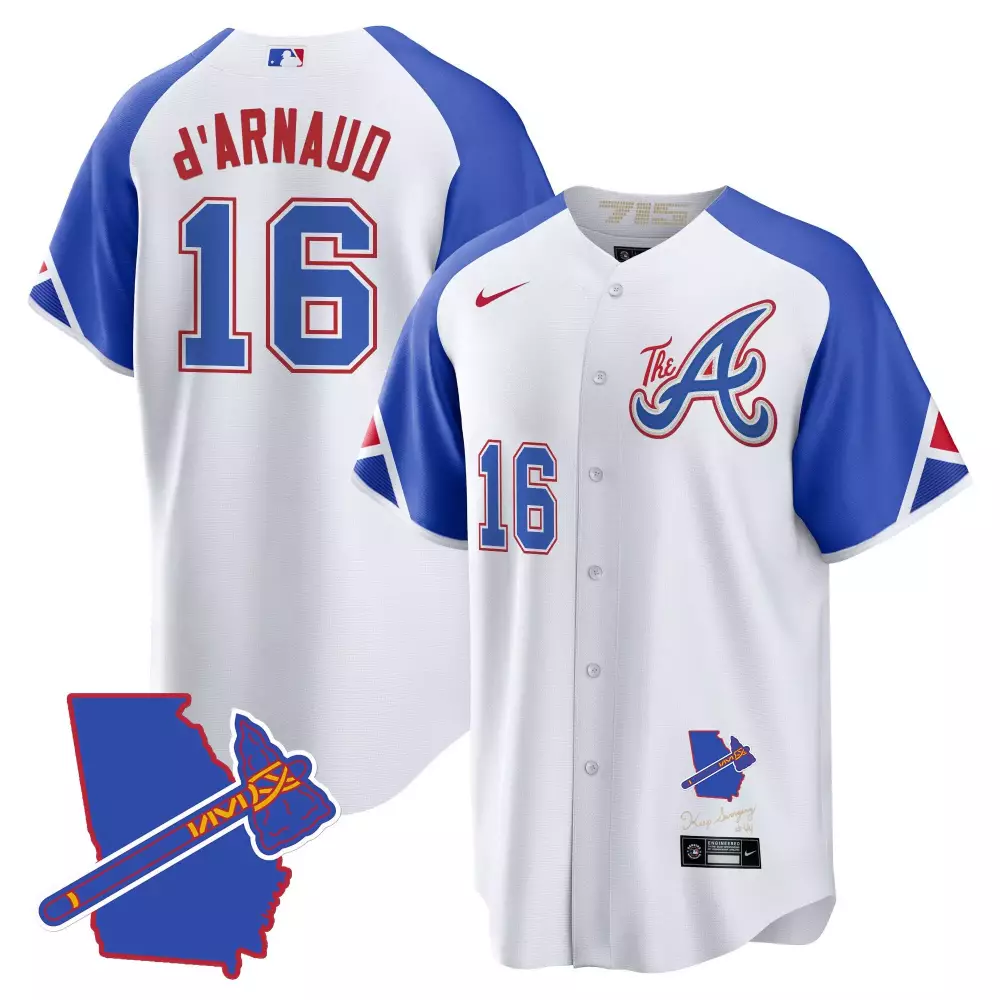travis darnaud city connect mens atlanta braves champions city connect gold flex base jersey all stitched