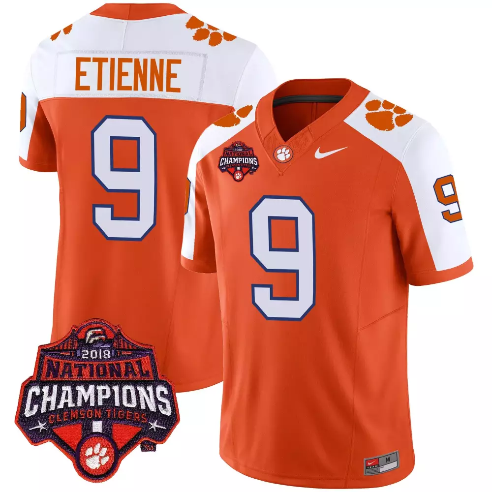 travis etienne alternate mens clemson tigers vapor limited jersey all stitched