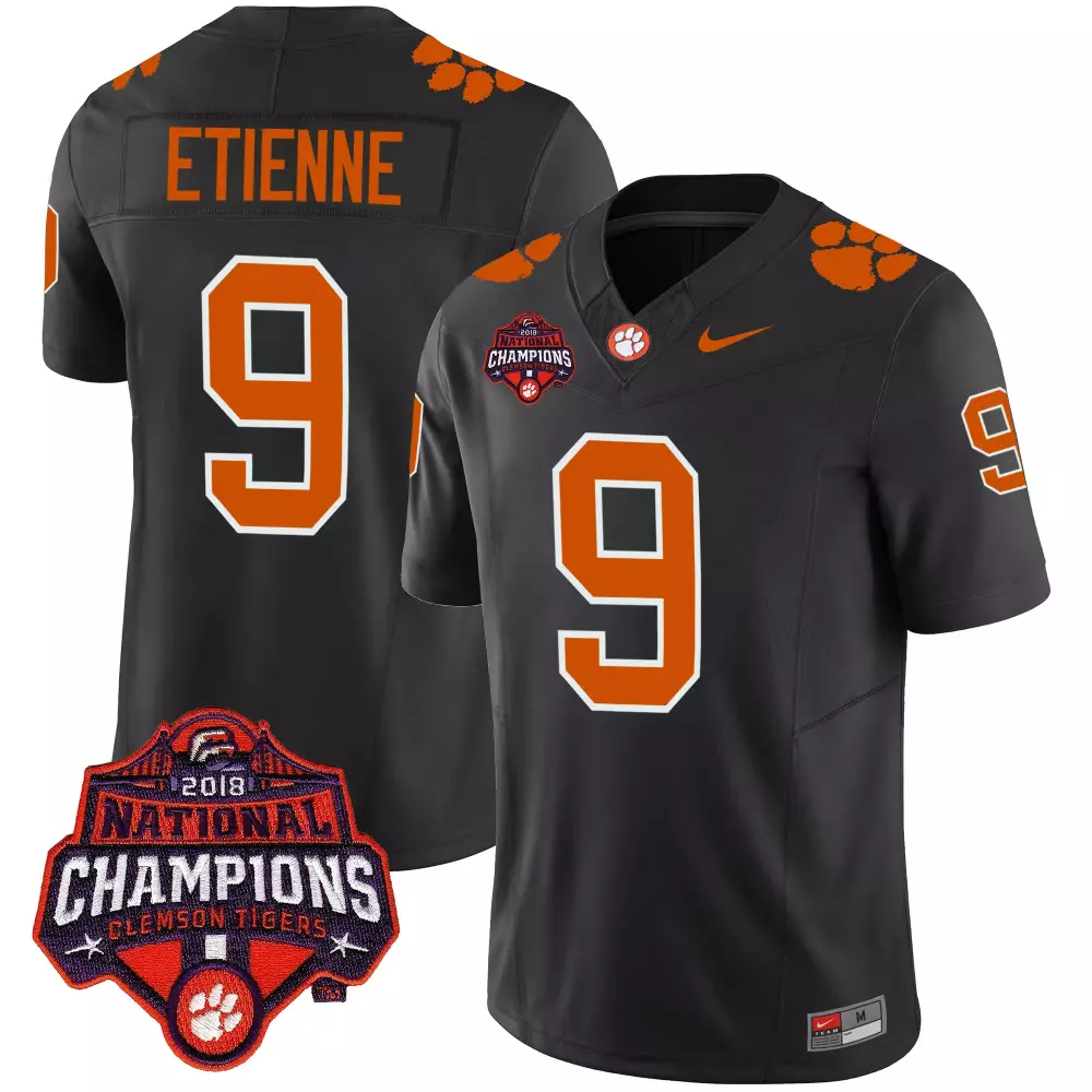 travis etienne alternate mens clemson tigers vapor limited jersey all stitched