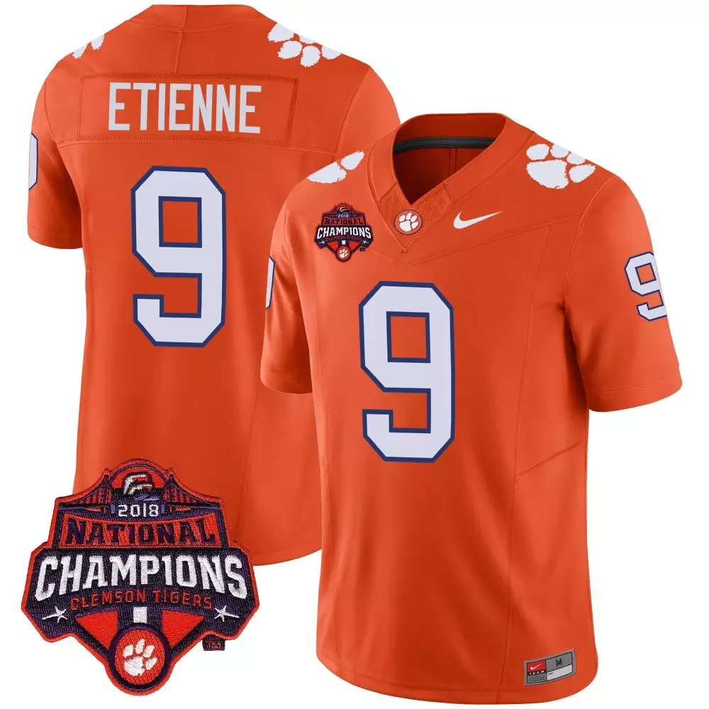travis etienne inverted mens clemson tigers vapor limited jersey v2 all stitched