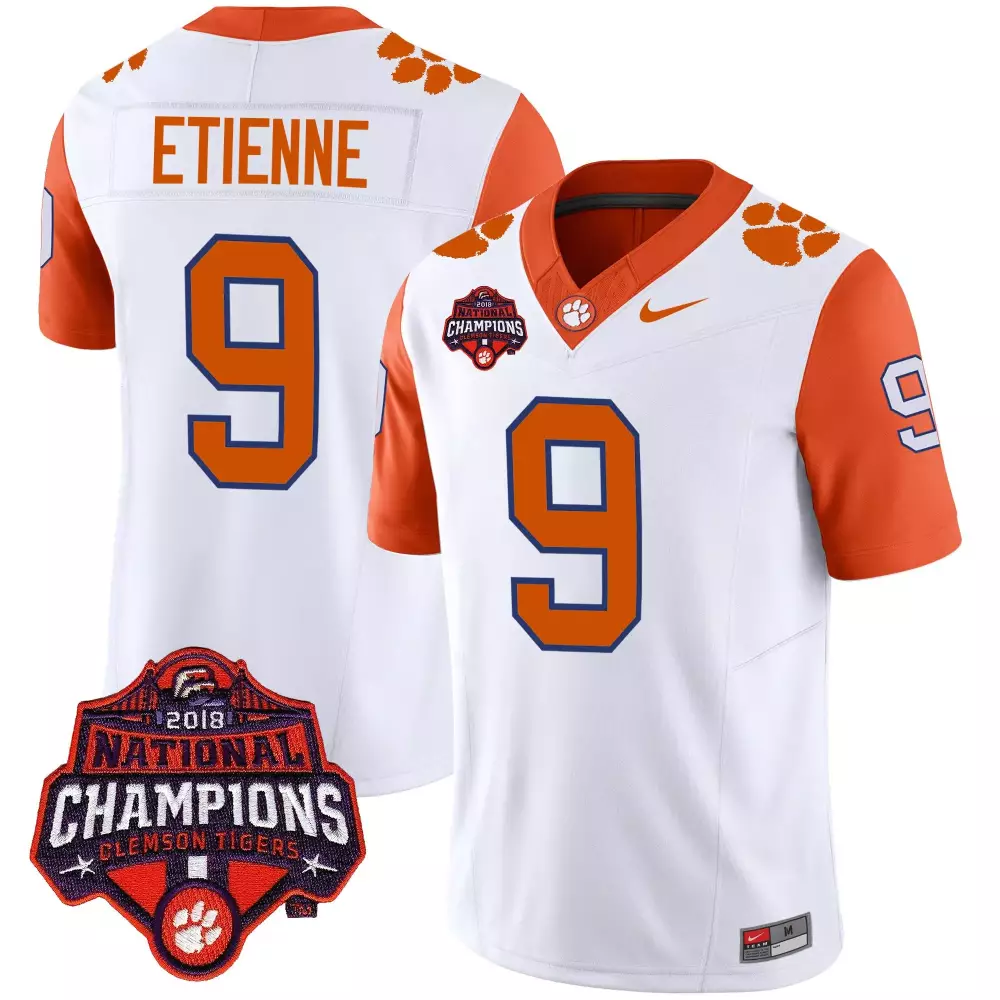 travis etienne inverted mens clemson tigers vapor limited jersey v2 all stitched