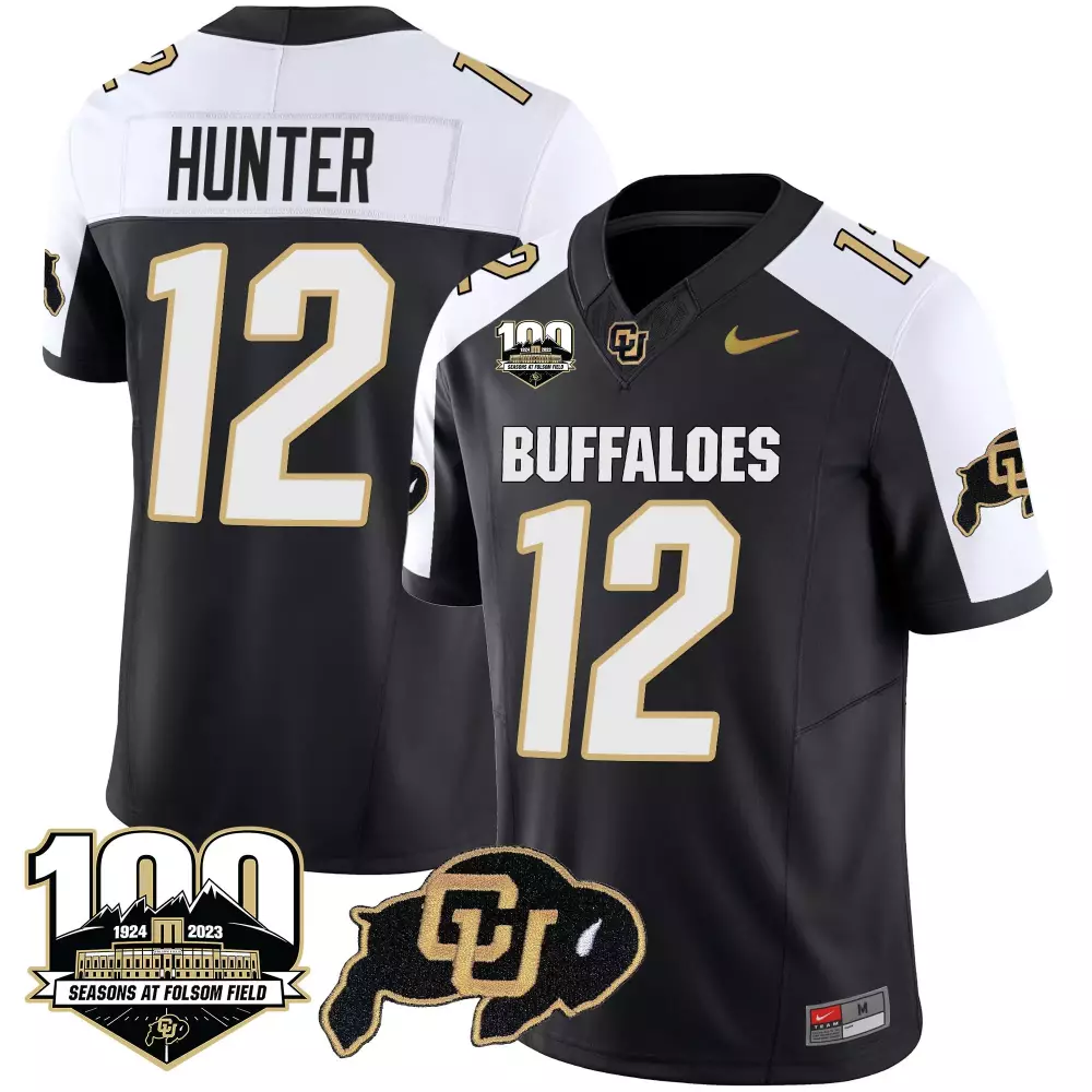 Travis Hunter 12 Colorado Buffaloes Women's White All Stitched Vapor Jersey | 2023 | Fan Gear for Women & Youth