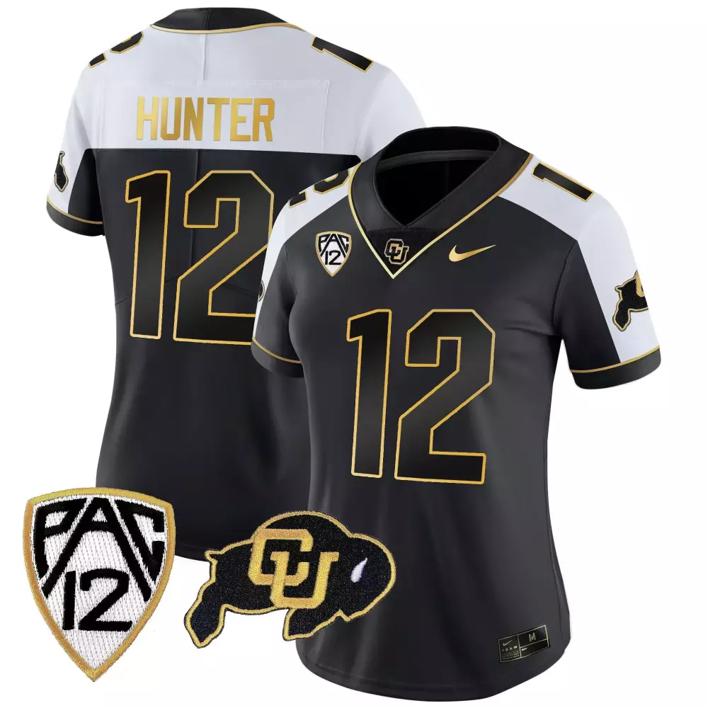 Travis Hunter Colorado Buffaloes Gold Vapor Limited Jersey | Stitched Black Limited | Gift Idea for Men, Women & Youth