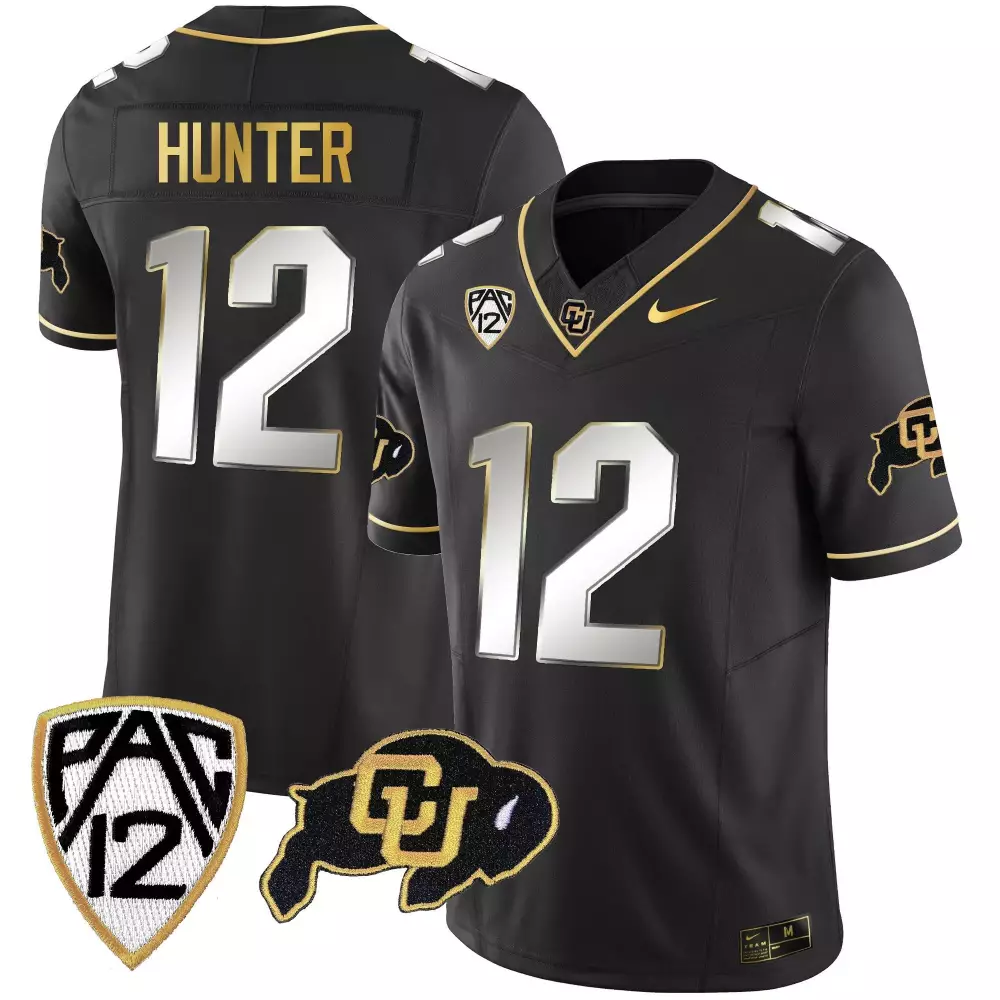 Travis Hunter Colorado Buffaloes Gold Vapor Limited Jersey | Stitched Black Limited | Gift Idea for Men, Women & Youth
