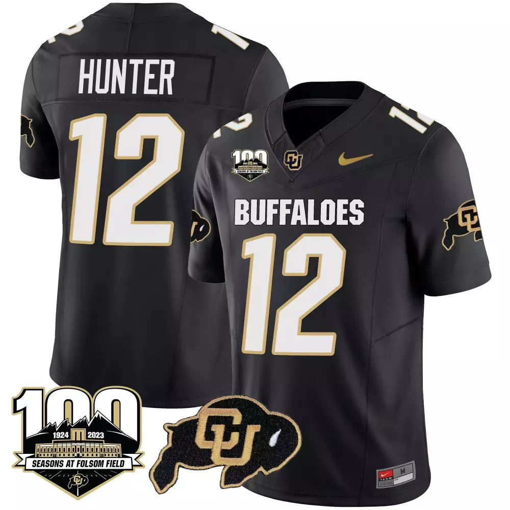 Travis Hunter 12 Colorado Buffaloes Women's White All Stitched Vapor Jersey | 2023 | Fan Gear for Women & Youth