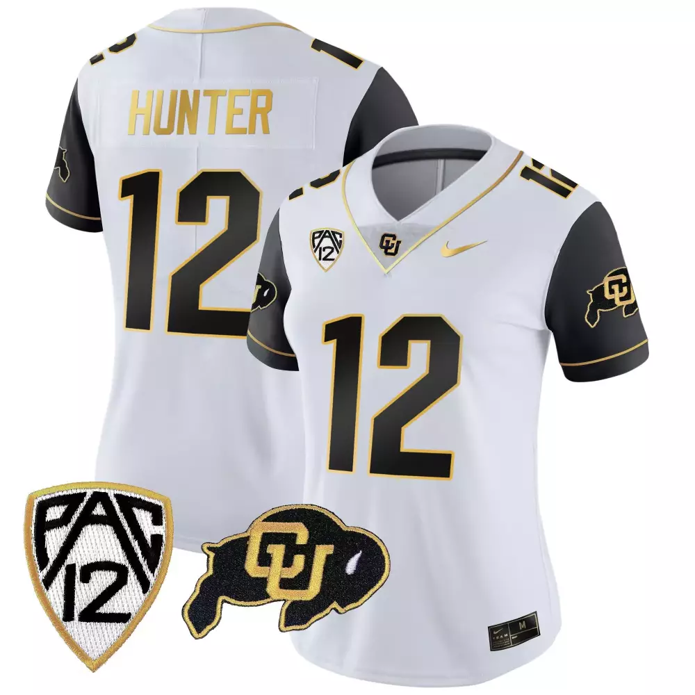 Travis Hunter Colorado Buffaloes Black Gold Vapor Limited Jersey | Stitched Gold | Youth Fan Gear | For Youth