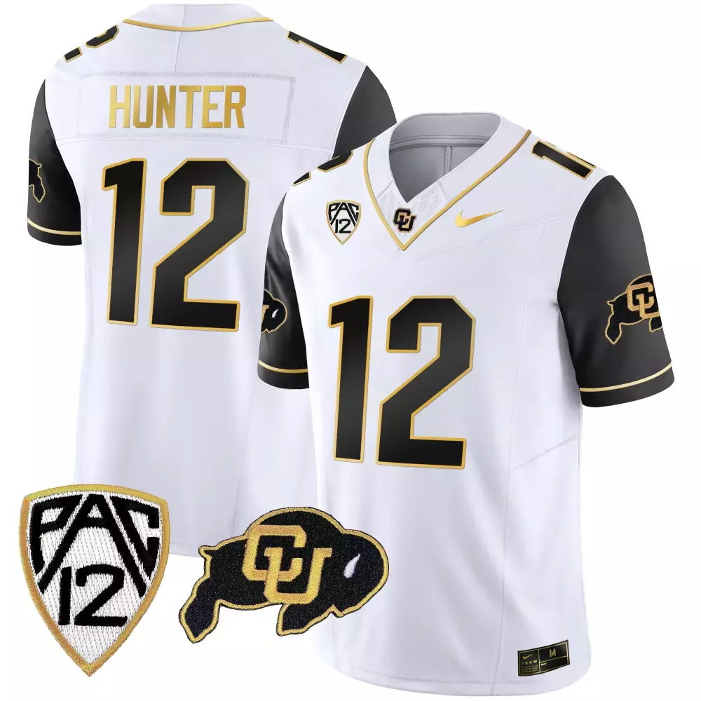 Travis Hunter Colorado Buffaloes Black Gold Vapor Limited Jersey | Stitched Gold | Youth Fan Gear | For Youth