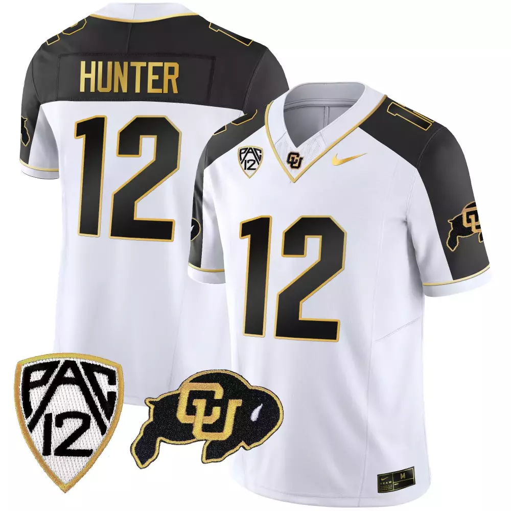 Travis Hunter Colorado Buffaloes Black Gold Vapor Limited Jersey | Stitched Gold | Youth Fan Gear | For Youth