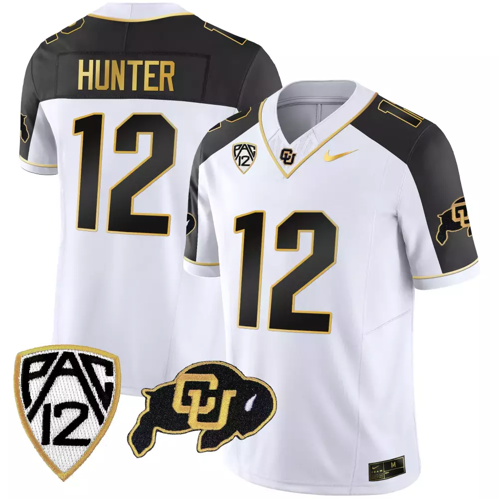 Travis Hunter Colorado Buffaloes Gold Vapor Limited Jersey | Stitched Black Limited | Gift Idea for Men, Women & Youth