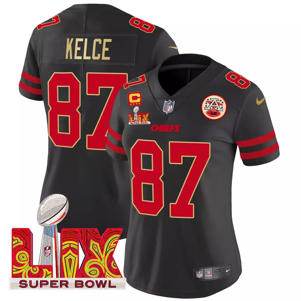 Travis Kelce Women's Kansas City Chiefs Special Vapor Limited Jersey | Stitched | Fan Gear for Game Day | For Men, Women & Youth