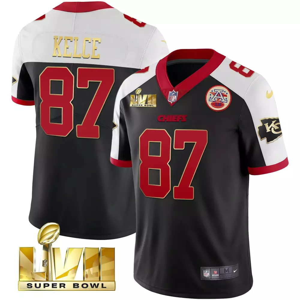 Travis Kelce Kansas City Chiefs Super Bowl LIX Style Vapor Jersey | Stitched White Limited Edition Fan Gear | For Men, Women & Youth
