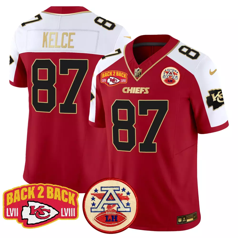 Travis Kelce Kansas City Chiefs Red Youth Vapor Elite Jersey | All Stitched Style | Game Day Outfit | For Men, Women & Youth