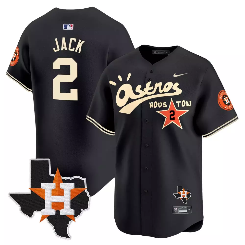 Travis Scott Houston Astros Cactus Jack Black Jersey | Vapor Premier Limited Edition Paisley Mexico V3 | Printed Fan Gear for Men, Women & Youth