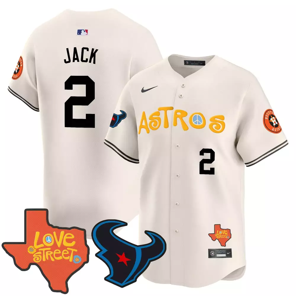 travis scott cream mens houston astros love street texans patch vapor premier limited jersey all stitched