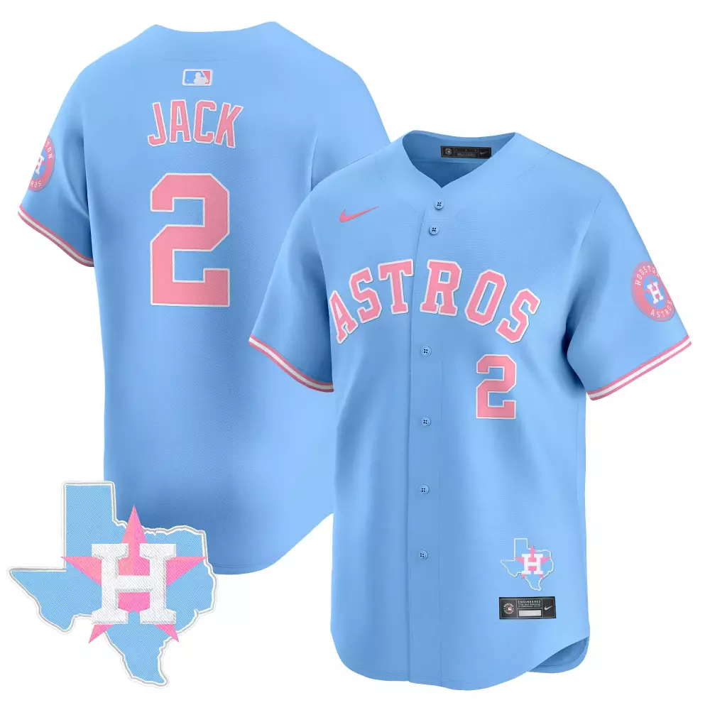 travis scott light blue unisex houston astros barbie vapor premier limited jersey all stitched